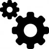 settings-interface-symbol-of-two-gears-of-different-sizes_318-61423